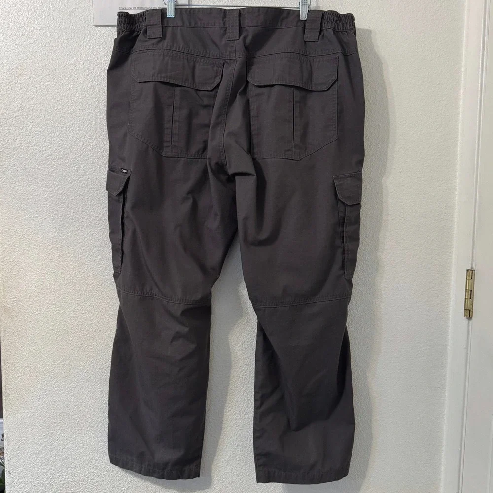 CQR Mens Tactical Cargo Pants 46x30 Gray Ripstop‎ Outdoor Utility Workwear